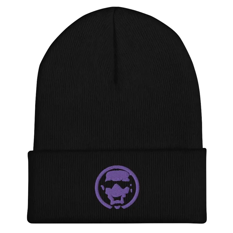 Purple Arc Tag Beanie 