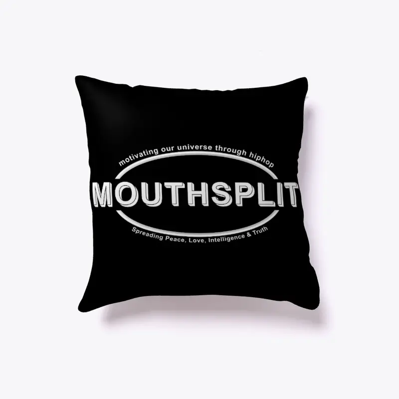 Mouth Split Logo Indoor Pillow 