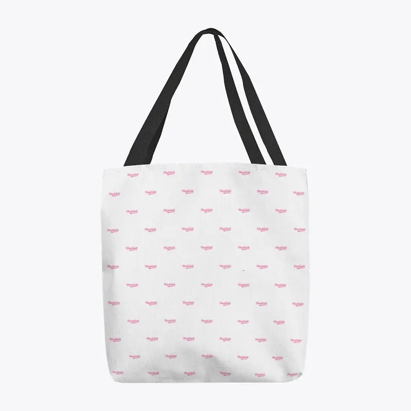 Pink Print Tote