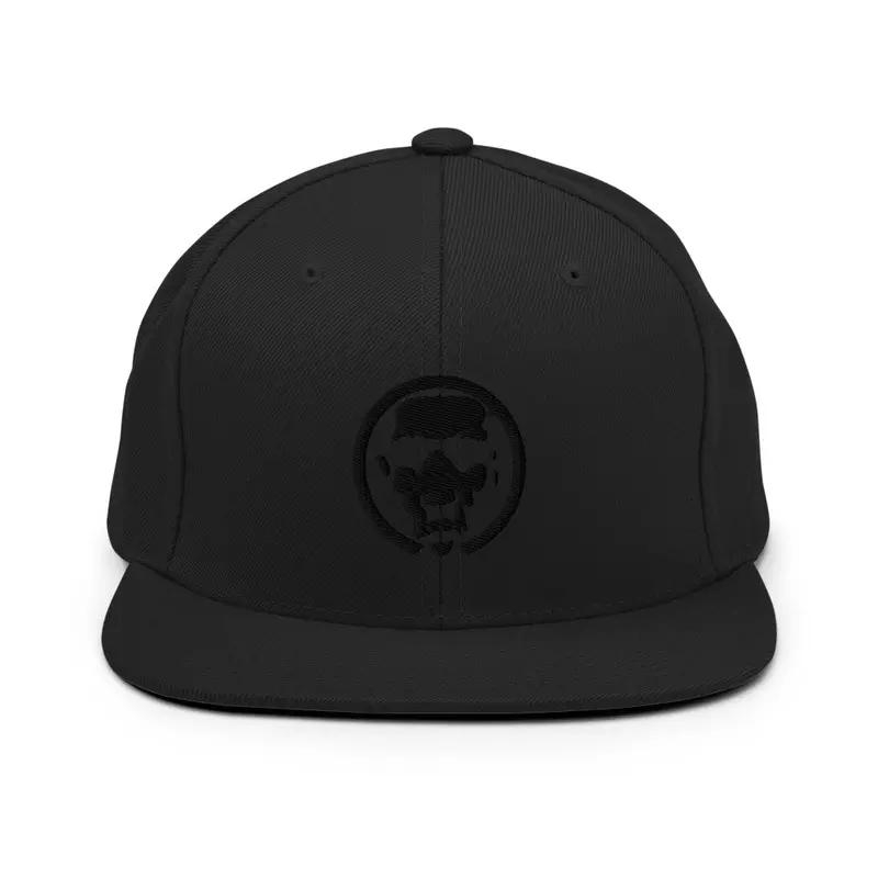 Black Arc Tag Snapback 