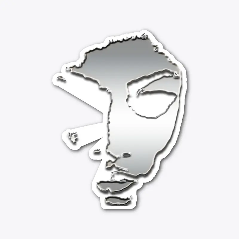 Captainess sticker in Silver