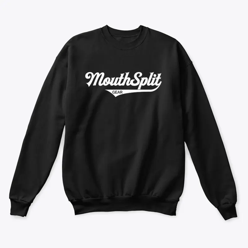 Mouth Split Gear Logo in White