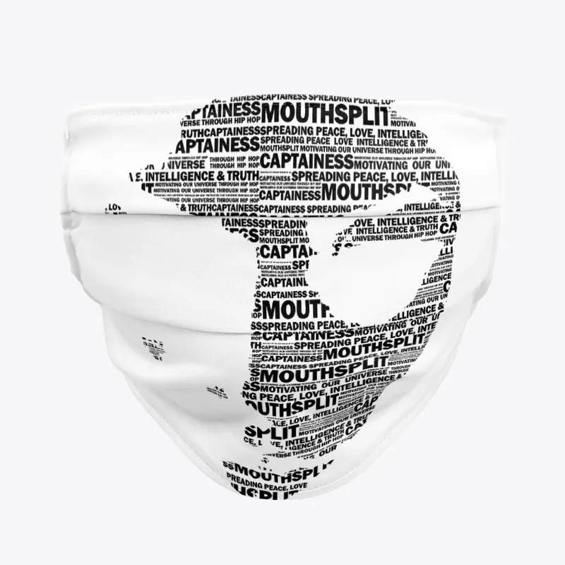 Captainess Word Logo Face Mask