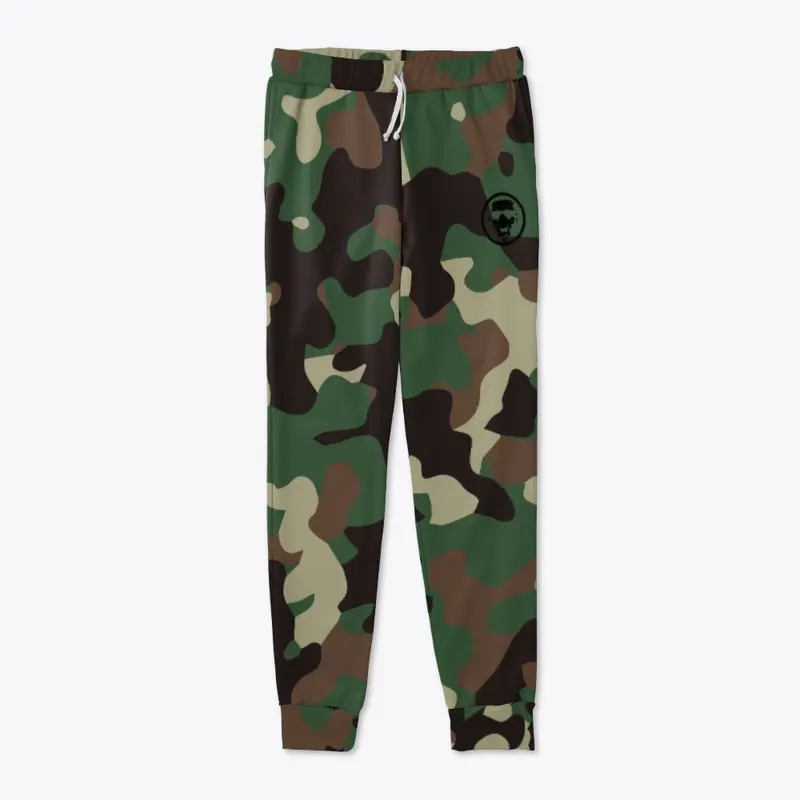 Mouth Split Camo Joggers