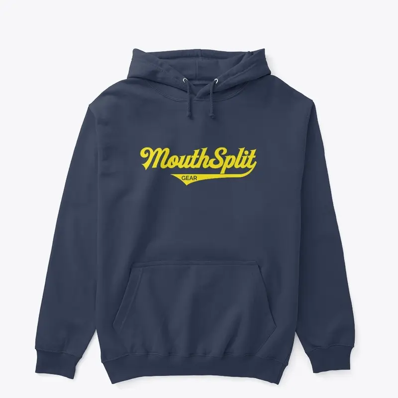 Mouth Split Gold Line Zip Hoodie 